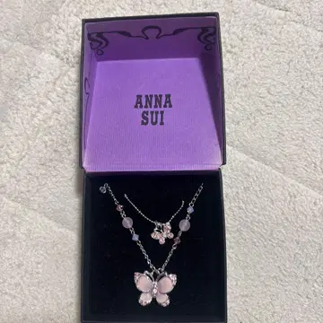 ANNA SUI 나비 모티브 목걸이 세트