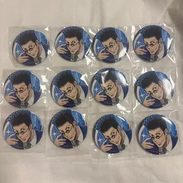 헌터헌터 등 맞대고 캔뱃지 레오리오 12개