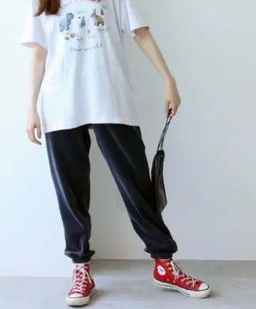 피그 런던 벨로아 팬츠 네이비