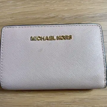 MICHAEL KORS 핑크 접이식 지갑