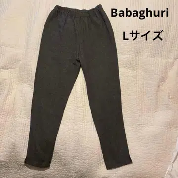 허리밴딩 팬츠 요건 레일 바바구리 브라운 울 100%