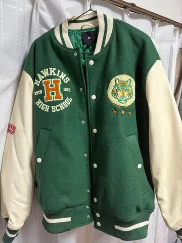 H&M x Strenger Things 바시티 자켓 콜라보