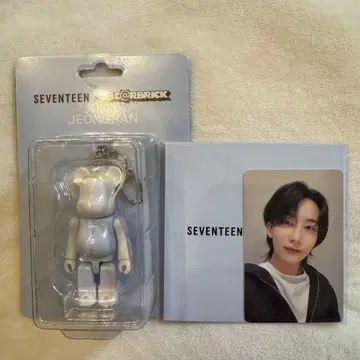 SEVENTEEN 정한 BE@RBRICK 100%+트레이딩 카드 미개봉