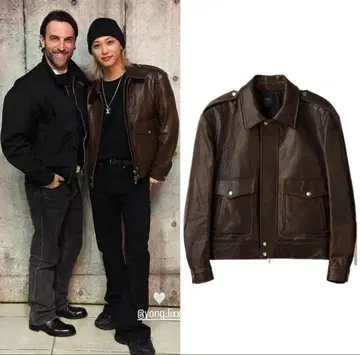 savage A2 레더 봄버 재킷