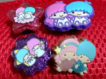 산리오 키키라라 지비츠 세트 참 crocs