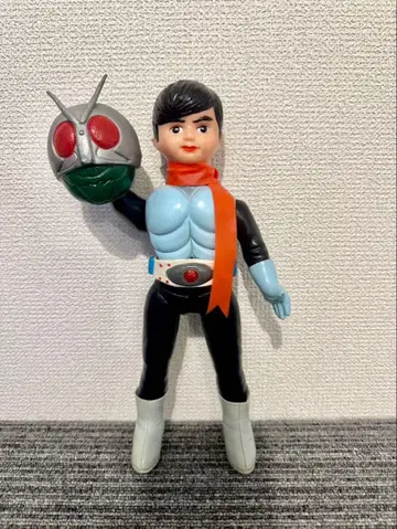 컨디션 최상 당시물 구반다이 가면라이더 초기 표준 사이즈 소프트 비닐