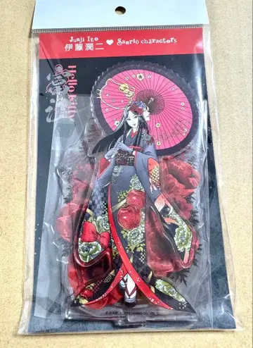 이토 준지 x 산리오 기모노 토미에 아크릴 스탠드 헬로키티 토미에