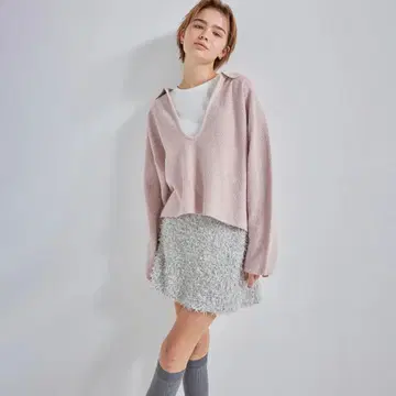 searoomlynn Mix테이프 Yarn mini 스커트