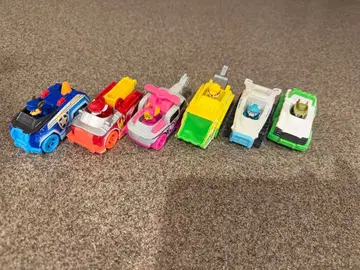 퍼피 구조대 다이캐스트 비클 네온 컬러