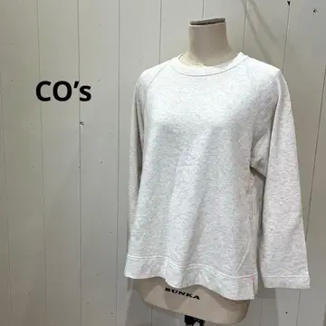 코즈 CO's 컷소어 티셔츠 긴팔 여성용 멜란지 그레이 상의