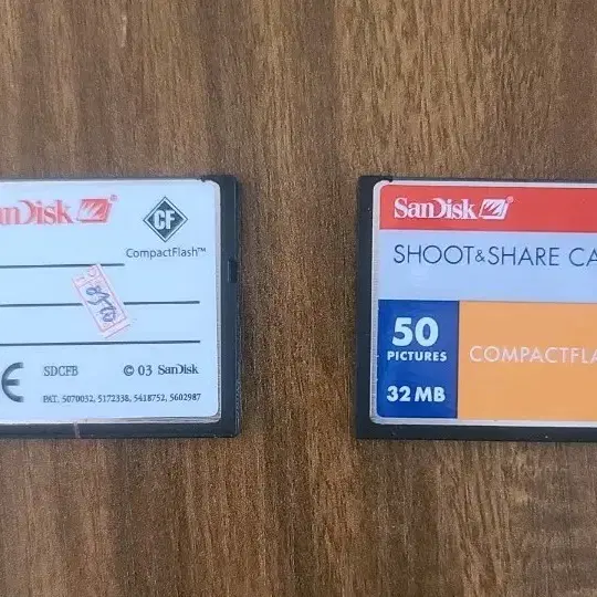 샌디스크 컴팩트플래시 CF카드 32MB 10개 일괄 택배비포함