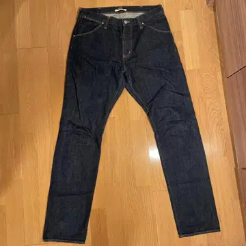 OMNIGOD 다크 블루 스트레이트 데님 사이즈: 3 (L)