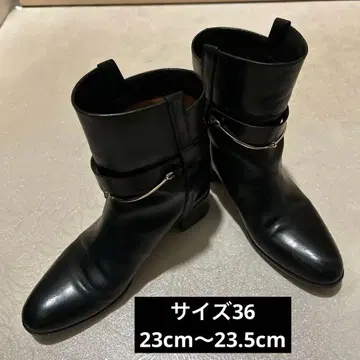 SARTORE 사르토레 가죽 앵클부츠 체인 포함