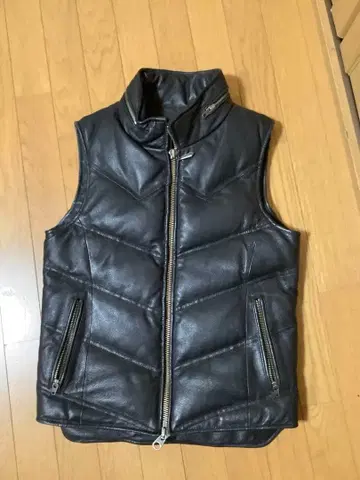 JACKROSE 잭로즈 남성용 가죽 다운 베스트 사이즈 4