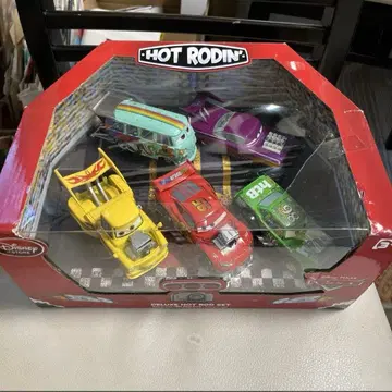 디즈니 스토어 카즈 커스텀 핫 로드 미니카 5대 세트