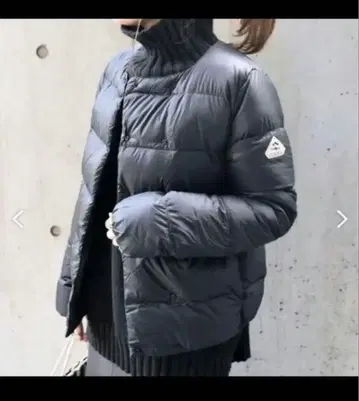 PYRENEX CANNES 36 블랙 다운 자켓