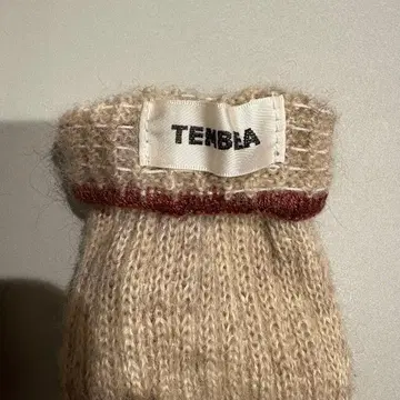 TEMBEA 장갑 미튼 베이지 브라운 GUNTE Long