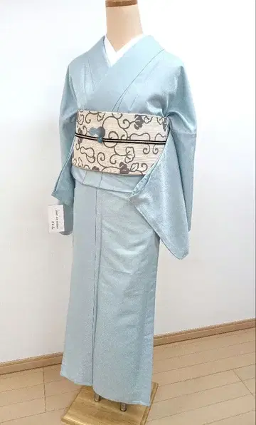 세탁 가능한 이로무지 꽃+덩굴 패턴 자카드 직조 BL 사이즈