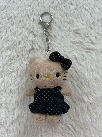 me % 로리즈팜 일광화상 키티 토이 키링 5 블랙 도트