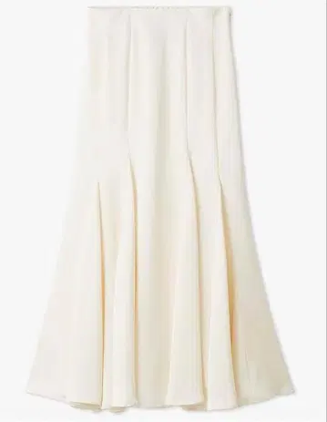 스나이델 새틴 머메이드 스커트