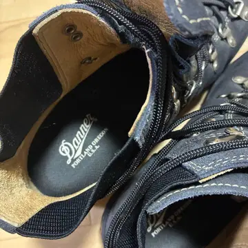 Danner 블랙 하이컷 스웨이드 부츠