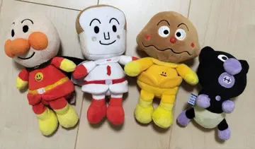 호빵맨 봉제 인형 4체 세트