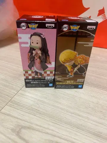 귀멸의 칼날 월드 컬렉션 네즈코와 젠이츠 세트