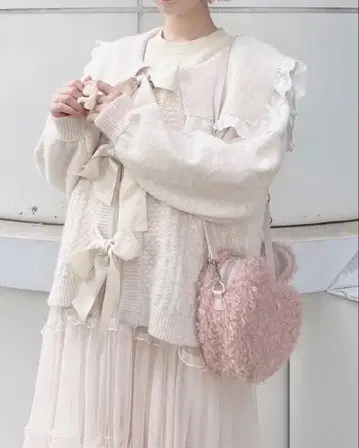 merry jenny 세일러 리본 가디건