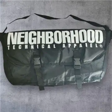 네이버후드 숄더백 메신저 블랙