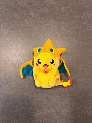 피카츄 리자몽 봉제 인형 키링