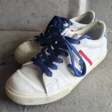 [ POLO ] 폴로 (23.5) J682-0919 화이트 스니커즈