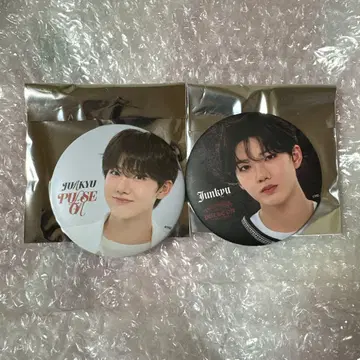 TREASURE PULSE ON 캔뱃지 2종 세트 준규