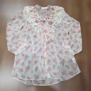 ByeBye 꽃무늬 상의 y2k 페어리 그런지 히메 갸루 헤이세이 갸루