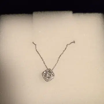 Vendome Aoyama 실버 다이아몬드 목걸이