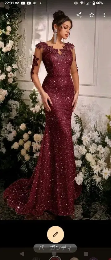 SHEIN 이브닝 드레스, 파티 드레스, 무대 의상, 연주회용 드레스,