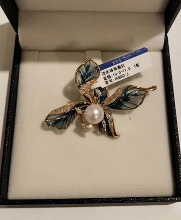 PEARL ROYAL 오키드 브로치