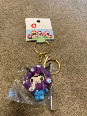 산리오 미야쿠미야쿠 변신 입체 키링 쿠로미 오사카 만박