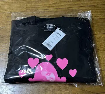 아토모스 핑크 브리트니 스피어스 맨투맨 하트 로고 새상품