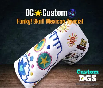 특별 할인! 스컬 멕시칸 & 서프 스컬 화이트 헤드커버 마그넷