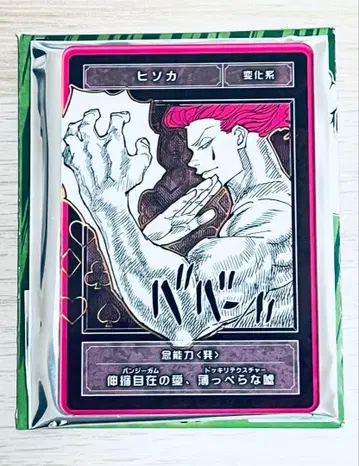 헌터헌터 스탯 카드 컬렉션 히소카