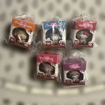 산리오 캐릭터즈 미니어처 패키지 컬렉션 컴플리트 세트