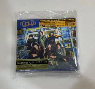 SixTONES GOLD 초회반 B CD+BD