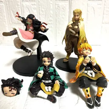 귀멸의 칼날 피규어 5점 (상자 없음)