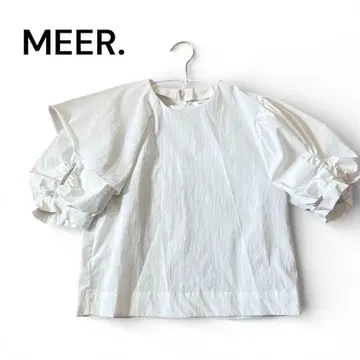 MEER. 블라우스 참관 런치 디너 오피스 캐주얼