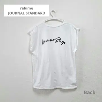 JOURNAL STANDARD relume 자수 로고 프렌치 TEE