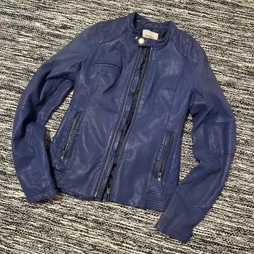 MOUSSY 라이더 가죽 자켓