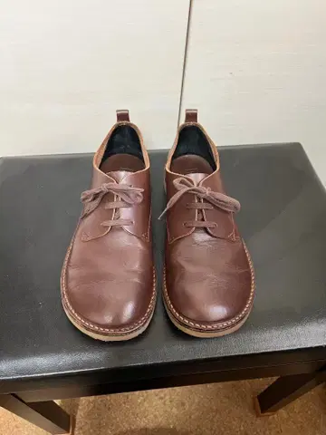 프렌치 테오 가죽 신발 레이스업