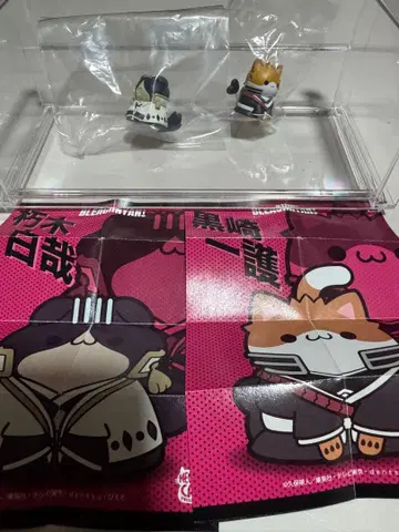 BLEACH 냥코 쿠로사키 이치고 쿠키 뱌쿠야 피규어