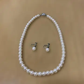 담수 진주 조개 펄 목걸이