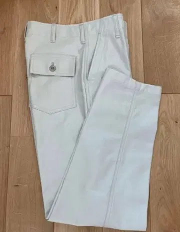 신존 베이커 팬츠 34 더신존 치노 팬츠 아이보리 화이트